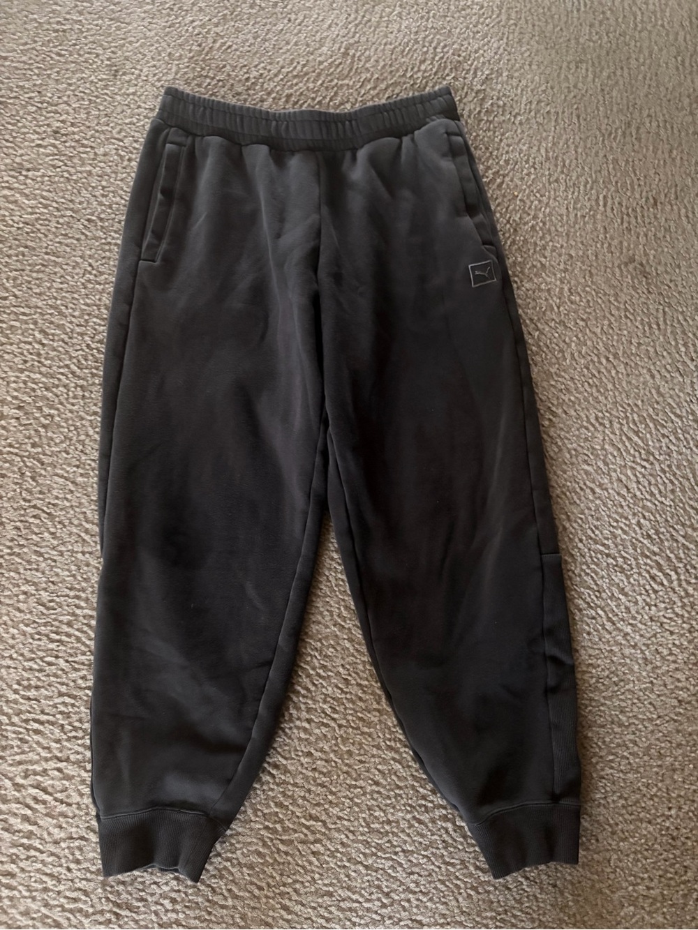 Black Casual Jogger Sweatpants